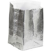 Global Industrial™ Cool Shield Insulated Box Liners, 14"L x 14"W x 14"D, Silver, 15/Pack