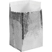 Global Industrial™ Cool Shield Insulated Box Liners, 8 « L x 8 « L x 8 « P, Argent, 25 / Pack