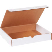 Courriers de littérature ondulés, 11-1/8"L x 8-3/4"W x 2"H, Blanc, qté par paquet : 50