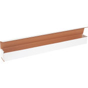 Global Industrial™ Courriers ondulés, 24"L x 2"L x 2"H, Blanc, qté par paquet : 50