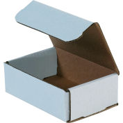 Corrugated Mailers, 6"L x 4"W x 2"H, White - Pkg Qty 50