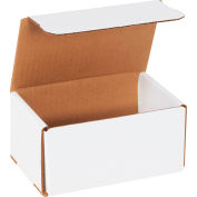 Global Industrial™ Corrugated Mailers, 6"L x 4"W x 3"H, White - Pkg Qty 50