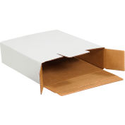 Global Industrial™ Side Loading Corrugated Mailers, 11-1/8"L x 8-5/8"W x 2-1/2"H, White, qté par paquet : 50