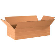 Global Industrial Multi Depth Cardboard Corrugated Boxes, 24"L x 12"W x 6"H, Kraft - Pkg Qty 25