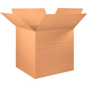 Global Industrial™ Multi Depth Cardboard Corrugated Boxes, 36"L x 36"W x 36"H, Kraft - Pkg Qty 5