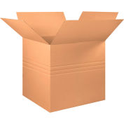 Global Industrial Multi Depth Cardboard Corrugated Boxes, 36"L x 36"W x 36"H, Kraft - Pkg Qty 5