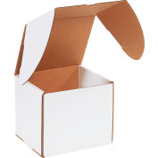 Enveloppes extérieures en carton ondulé Global Industrial™, 7-1/8 po L x 6-5/8 po l x 6-1/2 po H, blanc, qté par paquet : 25