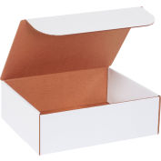 Global Industrial™ Carton ondulé Mailers, 12"L x 10"L x 4"H, Blanc, qté par paquet : 50