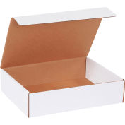 Global Industrial™ Carton ondulé Mailers, 12"L x 9"L x 3"H, Blanc, qté par paquet : 50