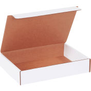 Global Industrial™ Corrugated Literature Mailers, 9"L x 6-1/2"L x 1-3/4"H, Blanc, qté par paquet : 50