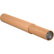 Tubes d’expédition réglables, 3-1/4 " Dia. x 24-44 « L, 0,18 " d’épaisseur, Kraft, 25 / Pack