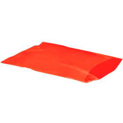 Global Industrial™ Flat Poly Bags, 4"W x 6"L, 2 Mil, Red, 1000/Pack