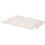 Global Industrial™ Flat Poly Bags, 4"W x 6"L, 2 Mil, White, 1000/Pack