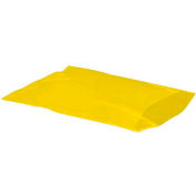 Global Industrial™ Flat Poly Bags, 9"L x 12"L, 2 Mil, Jaune, 1000/Pack
