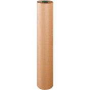 Papier Kraft vierge à revêtement poly, 50 lb, 48"L x 600'L, 1 rouleaux