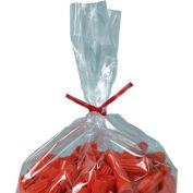Global Industrial™ Plastic Twist Ties, 7"L x 5/32"W, Rouge, 2000/Pack