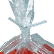 Global Industrial™ Plastic Twist Ties, 7"L x 5/32"W, Blanc, 2000/Pack