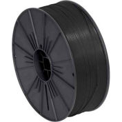 Global Industrial™ Bobine d’attache twist en plastique, 7000'L x 5/32"W, Noir