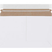 Self Seal Side Loading Stayflats® Mailers, 6"L x 9"W, White, 200/Pack