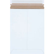 Auto-seal Stayflats® Mailers, 9 « L x 11-1 / 2 « L, Blanc, 100 / Paquet