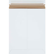 Auto-seal Stayflats® Plus Mailers, 9-3/4"L x 12-1/4"L, Blanc, 100/Pack