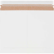Stayflats Lite® Utility Flat Mailers, 12-1/4"L x 9-3/4"L, Blanc, 200/Pack
