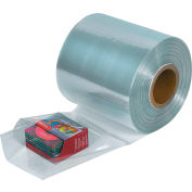 Global Industrial PVC Shrink Tubing, 100 Ga., 14"W x 1500'L, Clear, 1 Roll