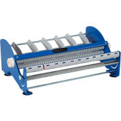 Manual Tabletop Multi Roll Dispenser for Up To 18" Width Labels, Blue