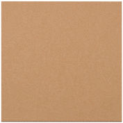 Tampons de couche ondulée, 7-7/8"L x 7-7/8"W, Kraft, qté par paquet : 100