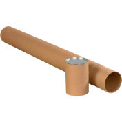 Tubes télescopiques haut de gamme, 4 » Dia. x 30"L, 0,125 » Thick, Kraft, 15/Pack