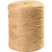Global Industrial Jute Twine, 3 Ply, 5000'L, 84 Lbs. Tensile Strength, Natural