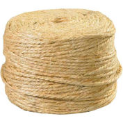 Global Industrial Sisal Twine, 3 Ply, 970'L, 460 Lbs. Tensile Strength, Natural