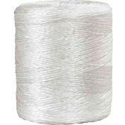 Global Industrial™ Polypropylene Tying Twine, 2 Ply, 2650'L, 490 Lbs. Tensile Strength, White