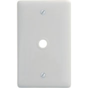 Bryant® téléphone blanc standard et plaque coax, 1-Gang, qté par paquet : 25