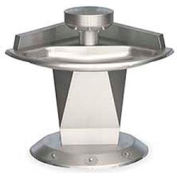 Bradley Corp® Wash Fountain, Corner, Raising Vent, Série SN2013, 3 personne