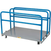 Petit support de feuille et panneau réglable géant®, 48 « L x 30 » P x 32 « H, capacité de 3600 lb, gris