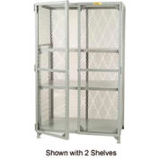 Little Giant® All Welded Storage Locker, 1 Center Shelf, 30 x 48