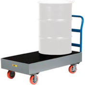 Little Giant® Spill Containment Cart SSB-5125-6PYBK - 33 Gallon Capacity