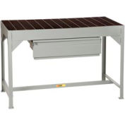 Little Giant® Welder's Table with Grated Top, Catch Pan & Drawer - 51"W x 24"D x 34"H