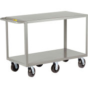 Petit camion géant® avec 2 étagères, 3600 lb. Capacité, 65-1/2"L x 30"L x 36"H, Gris