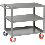 Giant® petit Service soudé ensemble panier 3LG-3048-6PY, 3 étagères affleurant, 30 x 48 Cap 2000 lb.