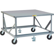 Little Giant® fixe hauteur palette Mobile Stand PDFS4848-6PH2FL - pont solide 48 x 48