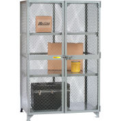 Little Giant® All-Welded Storage Locker - 3 Center Shelves - 73"W x 33"D x 78"H