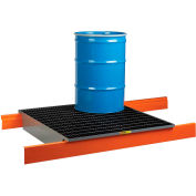 Little Giant Rack Decking w/Spill Control Sump SS-RD-5149-42 - 51x49x8.5, Fits 42" Deep Pallet Racks