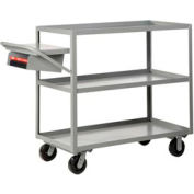 Giant® petit plateau multi camion 3ML-2448-6PH-WSP, lèvre 3 étagères écrit 24 x 48 tablette poche
