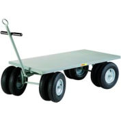 Little Giant® 8-Wheeler Wagon Truck CD-3048-16PFD-CR - Flush Deck