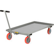 Little Giant® Caster Steer Wagon CSW-2448-8PY - 48 x 24 2000 Lb. Capacity Polyurethane Wheels