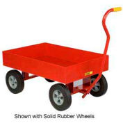 Giant® petite pépinière Wagon Truck LDW-2436-X6 - 10P - tablier en acier - 6" côtés - 10 x 3,5 pneumatique