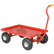 Giant® petite pépinière Wagon Truck LWP-2436-10 - perforé Deck - roue en caoutchouc 10 x 2,50