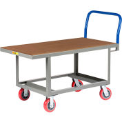 Little Giant® Work Height Platform Truck RNH-2448-6PY with Hardboard Top 24 x 48 Fixed Height